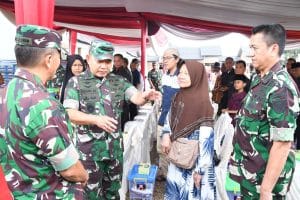 Danrem 044/Gapo Dampingi KSAD Tinjau Pembangunan Perumahan Kodim 0418/Palembang