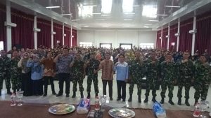 Dandim 0418/Plg Menutup Pelatihan Kepemimpinan Dan Bela Negara Mahasiswa/i PPG Prajabatan Gelombang 1 tahun 2023