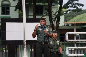 Kodim 0418/Palembang Gelar Upacara 17 an Bulan Maret Dandim 0418/Palembang Sampaikan Amanat Pangdam II/Swj