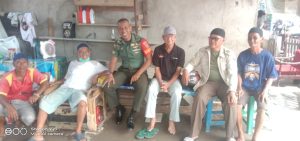 Ciptakan Kamtibmas Di Wilayah Babinsa 9/10 Ulu Laksanakan Pembinaan Kampung Pancasila