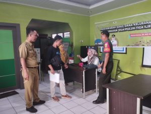 Mempererat Silaturahmi Babinsa 23 Ilir Anjangsana Bersama Aparatur Kelurahan