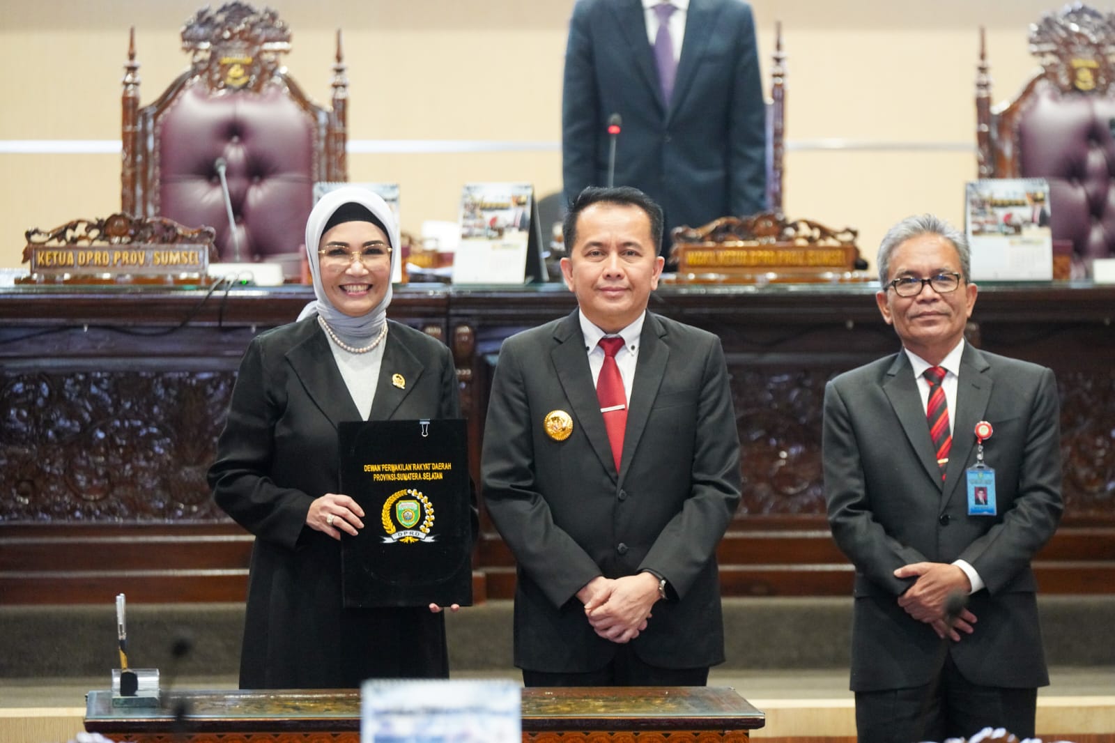 DPRD Sumsel Gelar Paripurna Ke-81 Dengan Agenda Penyampaian LKPJ Berjalan Lancar 3