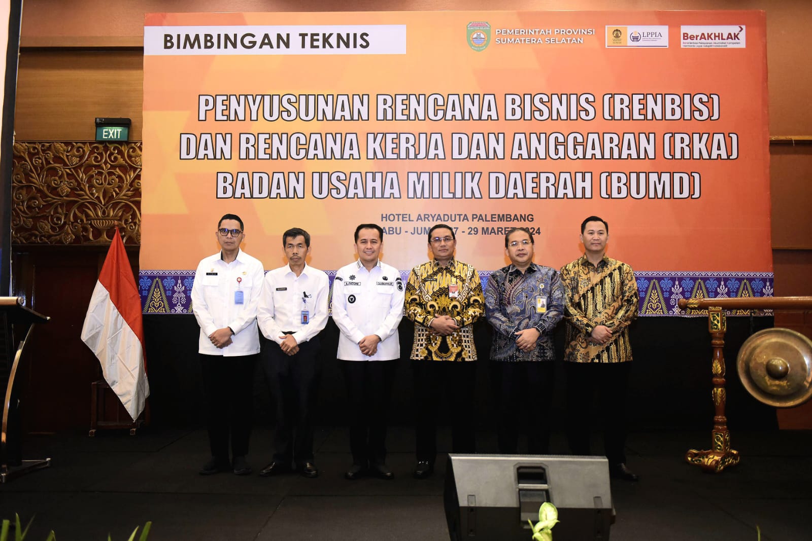Dorong Pengembangan BUMD di Sumsel, Pj Gubernur Agus Fatoni Buka Bimtek Penyusunan Renbis dan RKA BUMD 2