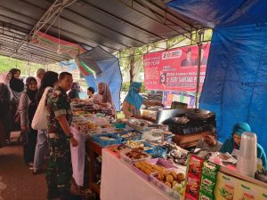 Pelda Sudirman Komsos Bersama Pedagang Makanan Himbau agar Selalu Menjaga Kwalitas dan Kebersihan