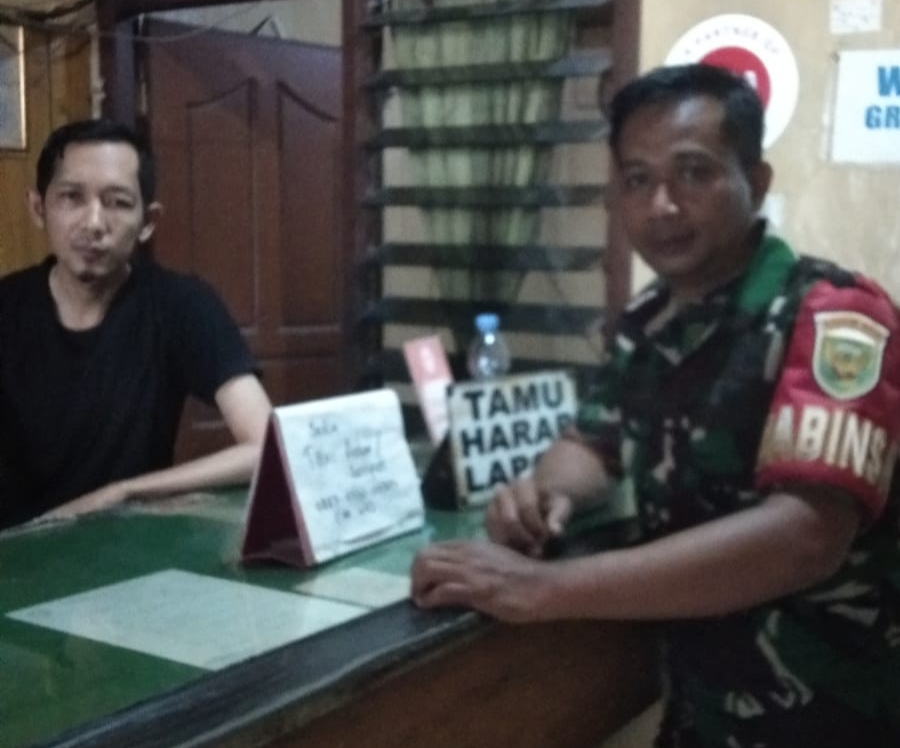 Untuk Menjaga Kamtibmas Diwilayah Binaan Serka Aminato Himbau Pemilik Hotel Untuk Menjaga Keamanan 1