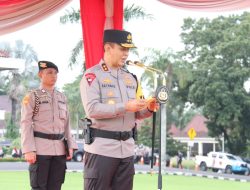 Kapolda Sumsel Pimpin Apel Gelar Pasukan Operasi Ketupat Musi 2024