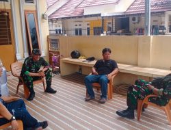 Babinsa Kel.Sukabangun Lakukan Komsos Dengan Insan Pers