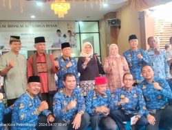 Hadiri Acara Halal Bi Halal Di Disdik Palembang, Ratu Dewa Sampaikan Ini