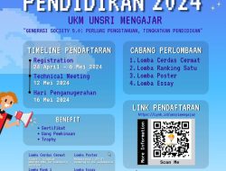Dalam Semarak Hari Pendidikan Nasional 2024, Ini Dilakukan UKM UNSRI Mengajar