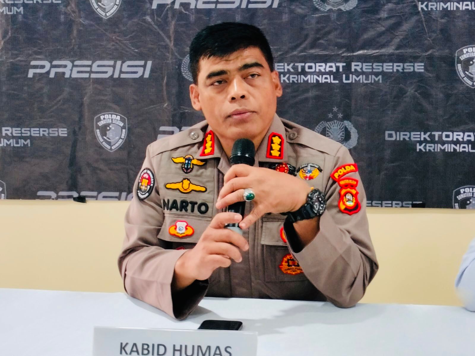 Polda Sumsel Bersama Forkompimda Provinsi Sumsel Gelar Agenda Nobar Piala Asia U23 1