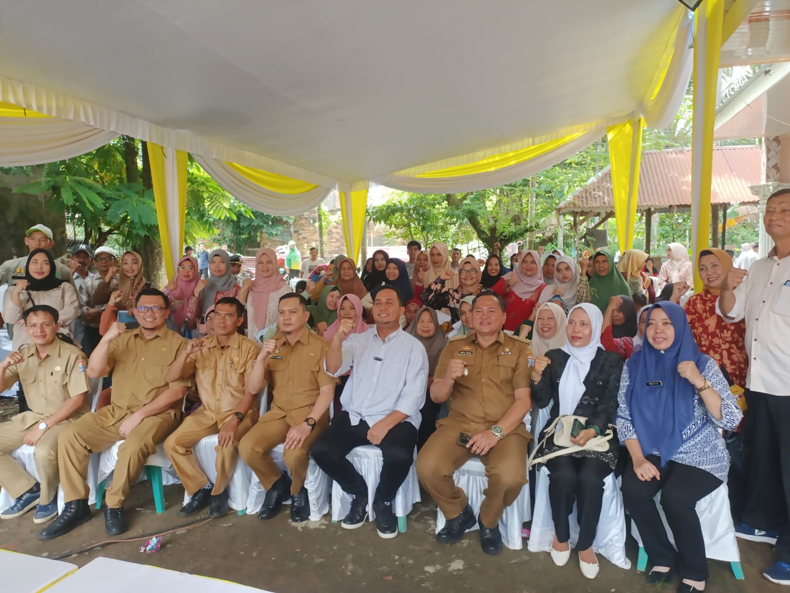 Babinsa Koramil 418-05/Lemabang Monitor Reses Perorangan M. Hidayat, S.E., M. Si, Anggota DPRD Kota Palembang 1