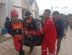 Bocah Tenggelam Di Sungai Borang Akhirnya Ditemukan Setelah Lima Jam Pencarian Oleh Team SAR Gabungan