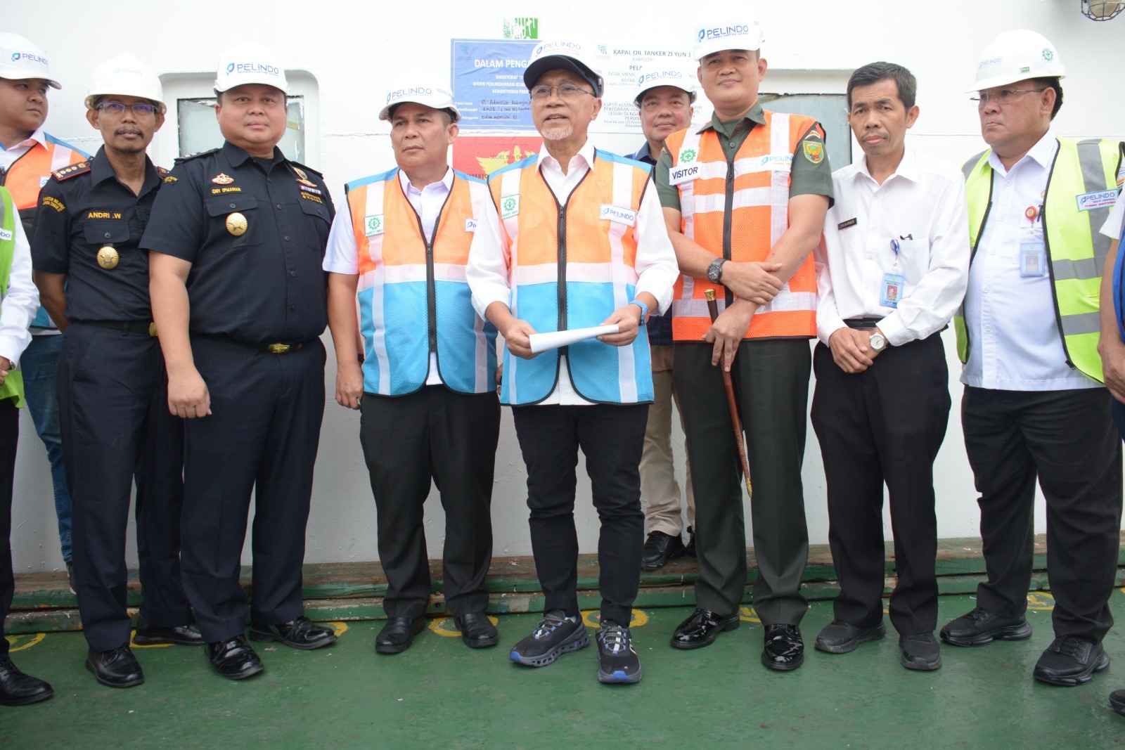 Danrem 044/Gapo Dampingi Mendag Lakukan Ekspose Temuan Hasil Pengawasan Post Border 1