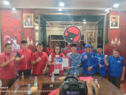 Tim Penjaringan Calon Kepala Daerah PDIP Kota Palembang Menerima Kembalian Formulir Dari Yudha Pratomo Mahyuddin