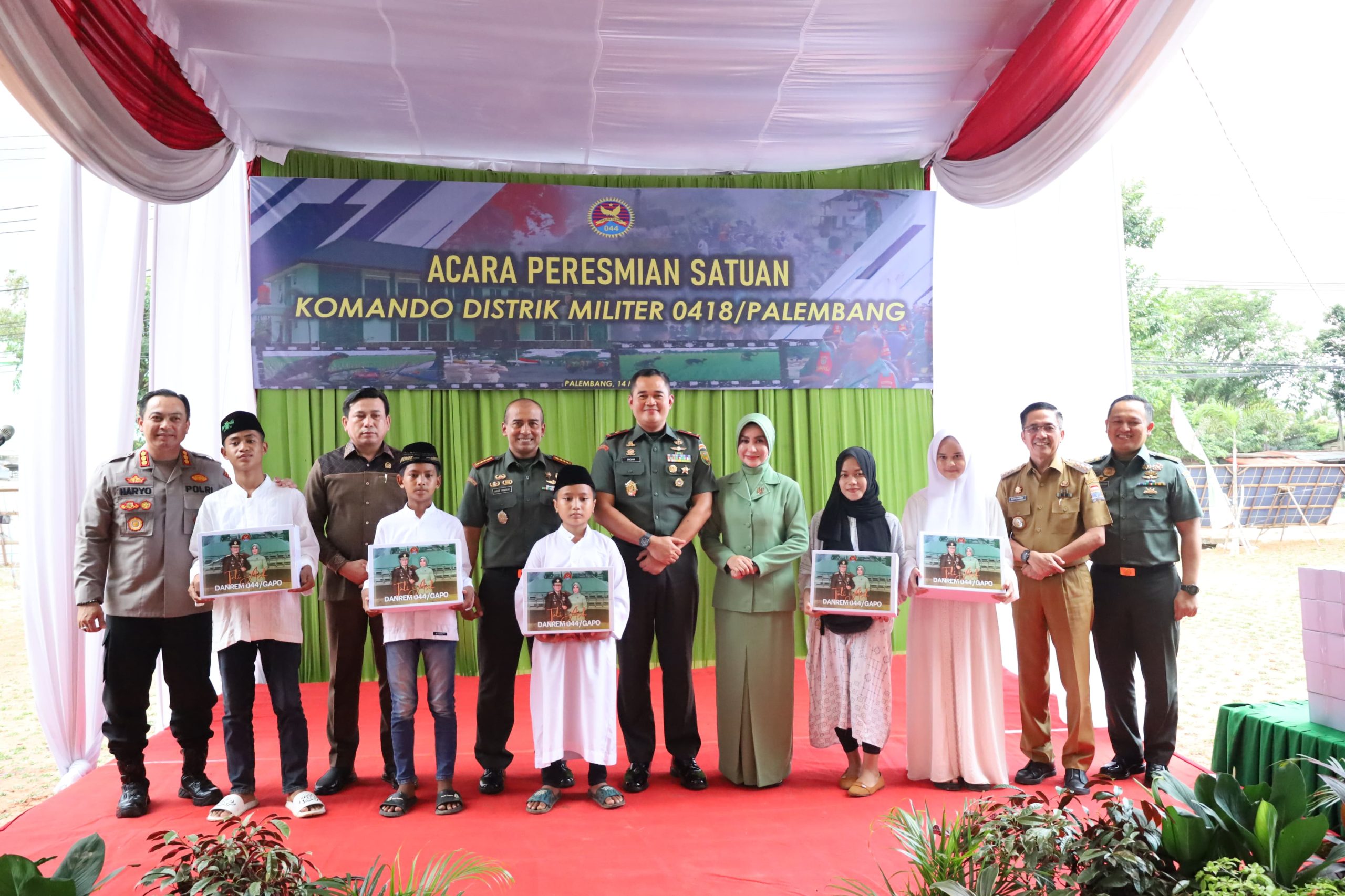 Danrem 044/Gapo Resmikan Makodim 0418/Palembang 2