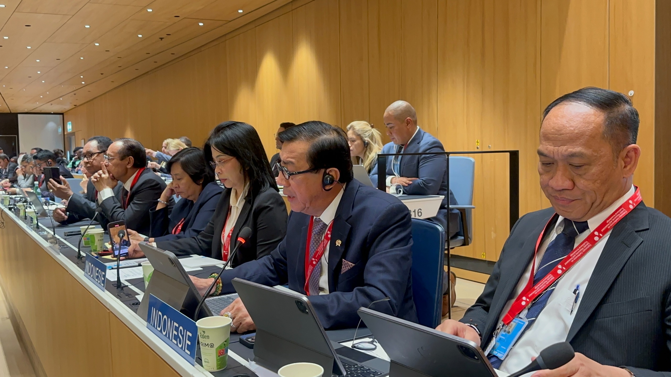 Menkumham Pimpin Delegasi RI dalam Konferensi Diplomatik di WIPO Jenewa 1