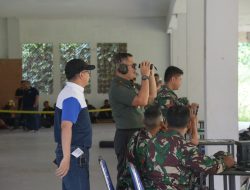 Hari Kedua Pelaksanaan Lomba Tembak, Danrem Sapa Para Peserta Lomba
