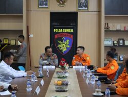 Tingkatkan Sinergitas Antar Lembaga ,Kepala Kantor Basarnas Sumsel Sambangi Polairud Polda Sumsel