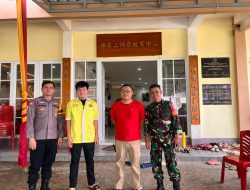 Babinsa Kel Karya Baru Melaksanakan Monitoring Kegiatan Perayaan Puja Bhakti Waisak Hari Tri Suci Waisak 2568 TB/2024