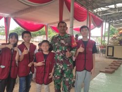 Babinsa Kel Sukajaya Monitoring Dan Pengamanan Kegiatan di Vihara Pundarika Darma