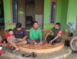 Ciptakan Kamtibmas Babinsa kel Sukajaya Komsos Bersama Ketua RT 41