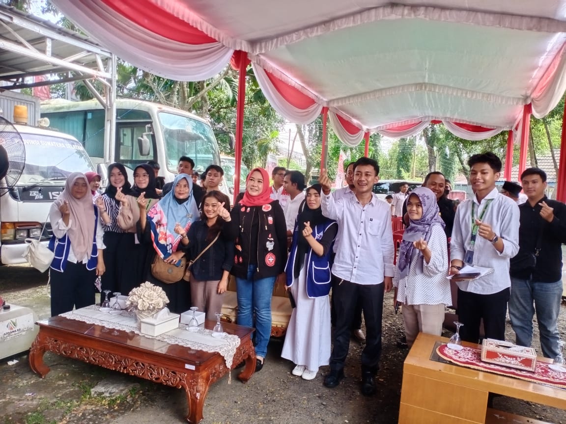 Antusias Masyarakat dan Puluhan Komunitas Remaja Ikuti Donor Cinta Sriwijaya 1