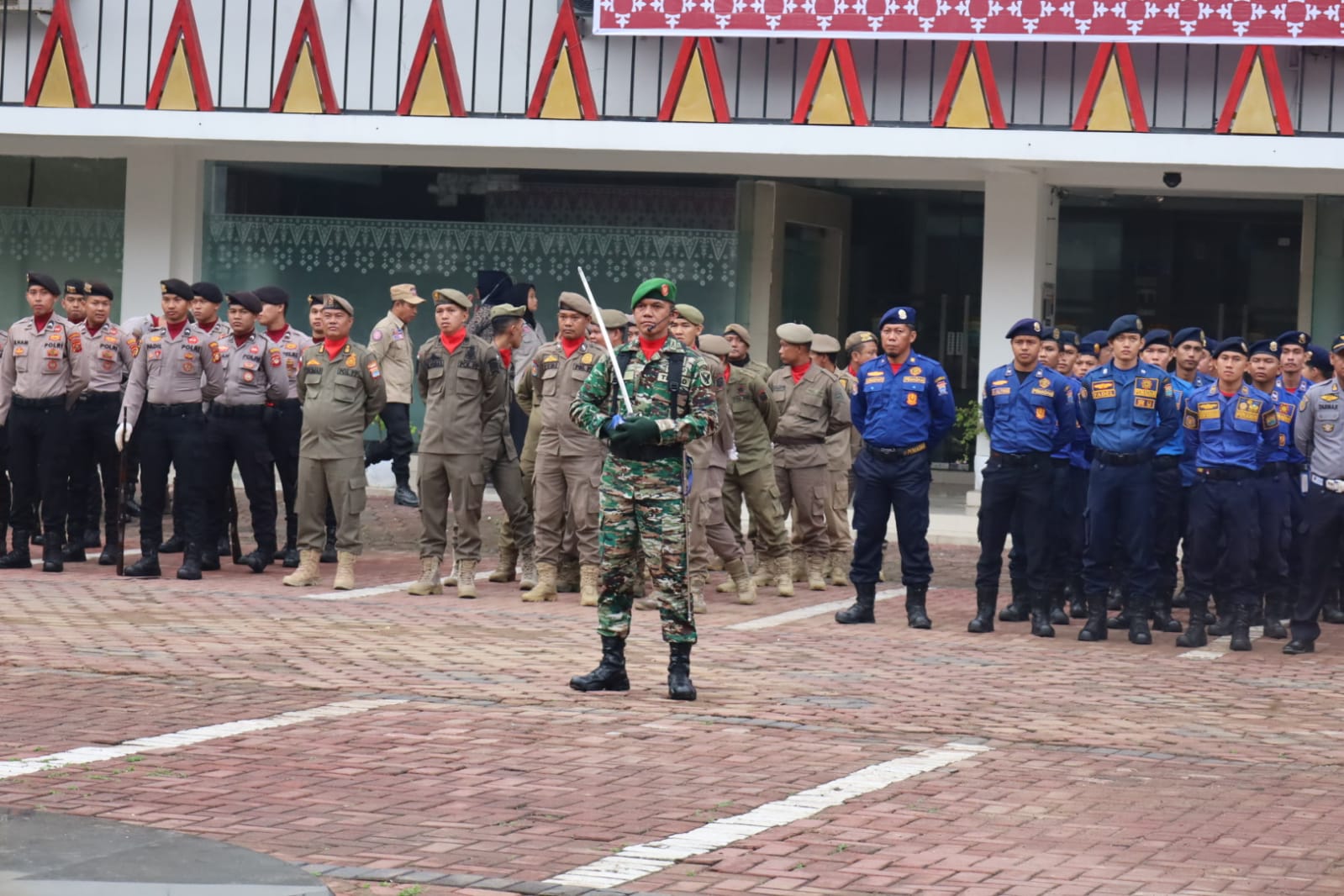 Dandim 0418/Palembang Hadiri Upacara Peringatan Hari Lahir Pancasila Di Pemkot Palembang 3