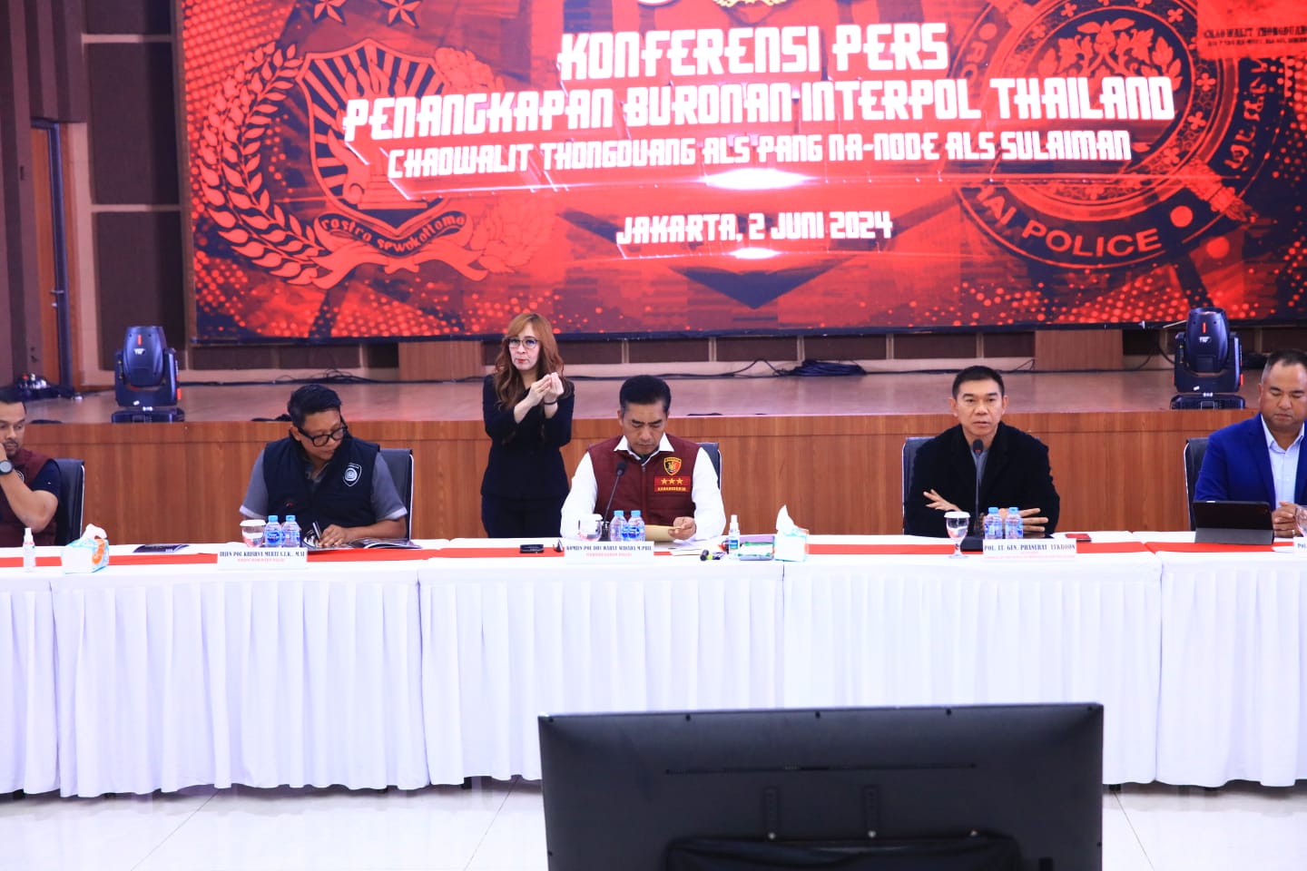 Polri Tangkap Buronan Thailand Paling Dicari 1
