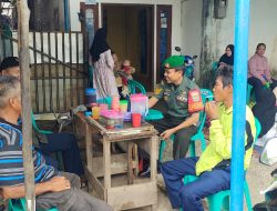 Ciptakan Kamtibmas Babinsa Kel AAL Bersilaturahmi Bersama Warga Binaan Yang Akan Melaksanakan Acara Hajatan
