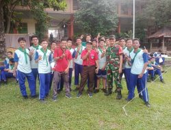 Sertu S Waruwu Himbau Siswa-siswi Yang Mengikuti Perkemahan Pramuka Untuk Jaga Kesehatan Dan Keamanan