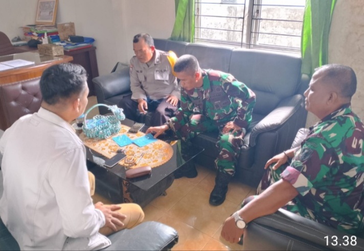 Sinergitas TNI Babinsa Karya Mulya Komsos Dan Bersilaturahmi Bersama Tiga Pilar 1