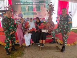 Babinsa Talang Jambe Hadiri Gebyar Intervensi Serentak Pencegahan Stunting Kota Palembang Tahun 2024
