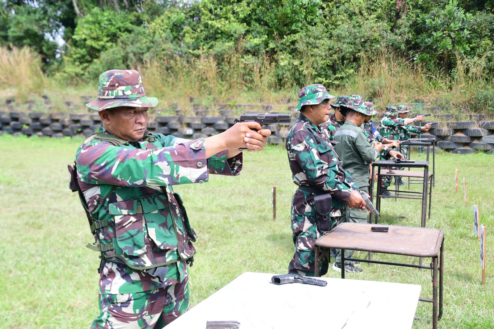 Meningkatkan Keterampilan Menembak Prajurit, Korem 044/Gapo Gelar Latbakjatri 1