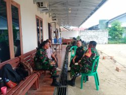 Ciptakan Situasi Kondusif Diwilayah Binaan Babinsa Tindak Lanjuti Laporan Warga Terkait Adanya Dugaan Pembangunan Gereja GKPS