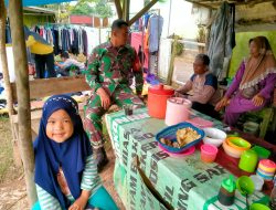 Komsos Bersama Pedagang Pasar Himbau Menjaga Kebersihan, Ketertiban Lingkungan