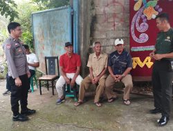 Cegah Tawuran Serka Zulfitriansyah Ajak Ketua RW Himbau Para Orang Tua  Selalu Jaga Pergaulan Anak-anak Remajanya