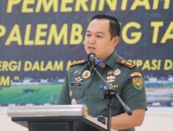 Antisipasi Dampak Perubahan Iklim Kodim 0418/Palembang Bersinergi Bersama Aparatur Pemerintah