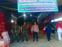 Babinsa Sukabangun Hadiri Sosialisasi Moderasi Kampung Beragama