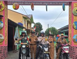 Babinsa Kel Srijaya Hadiri Kegiatan Penilaian Program ProgKlim Oleh Tim Pengendalian Iklim