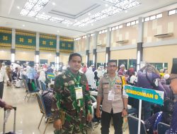 Babinsa Kel Kebun Bunga Melaksanakan Monitoring Dan Pengamanan Kedatangan Jemaah Haji