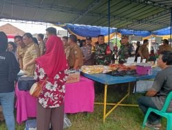 Babinsa Kel Sukarami Monitoring Kegiatan Pasar Murah Dalam Rangka Pencegahan Inflasi Dikota Palembang