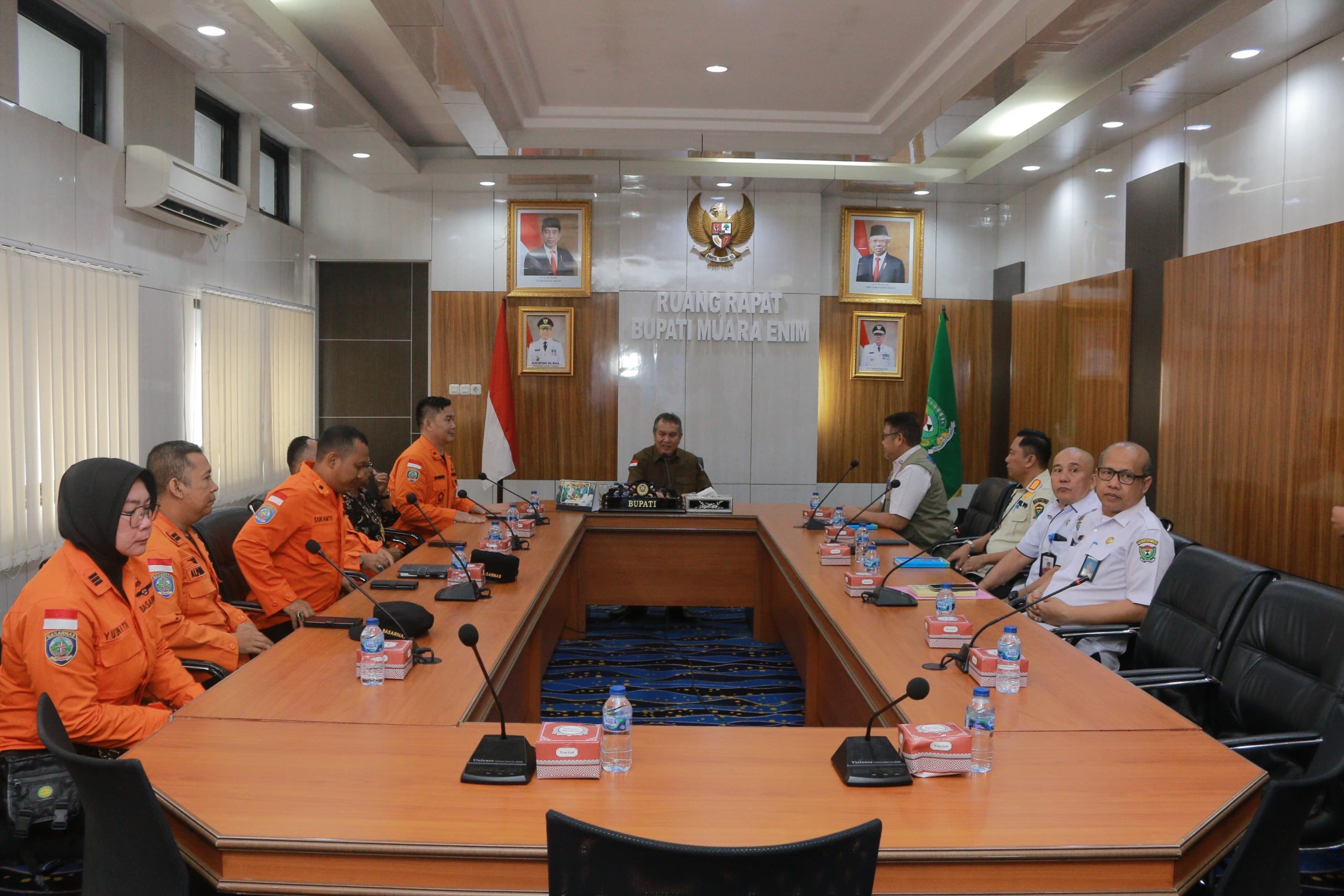 Pj. Bupati Muara Enim Terima Audiensi Kepala Kantor SAR Palembang 1