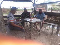 Cegah Kebakaran Lahan Hutan Babinsa Koramil 418-08/Sako Silaturahmi Ke Warga Binaan