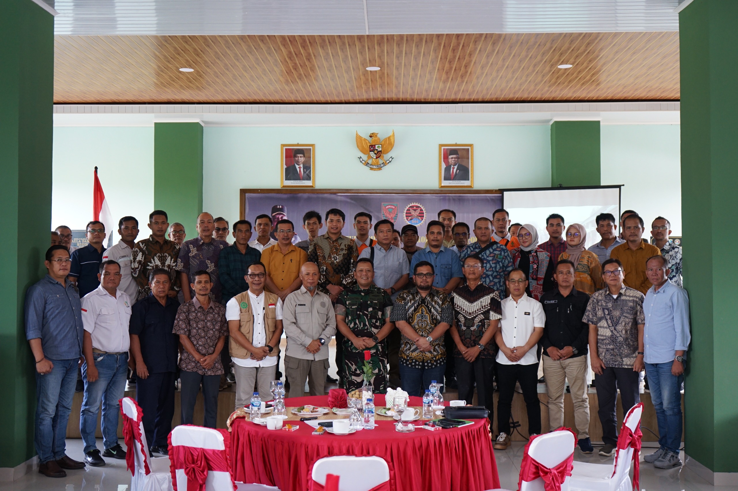 Kodim 0402/OKI Adakan Silaturahmi Bersama Mitra Perusahaan 1