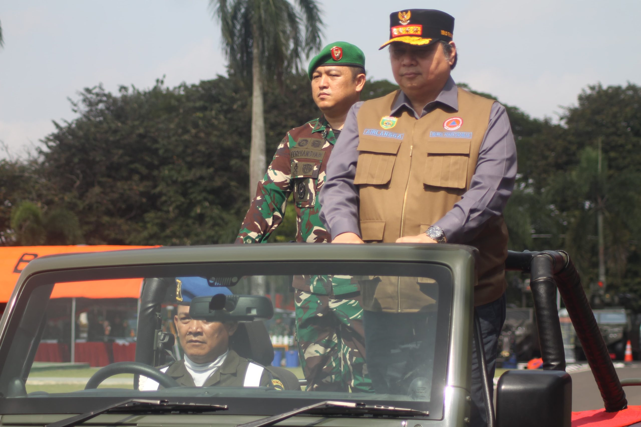Dandim 0418/Palembang bertugas sebagai Komandan Apel pada Apel dan Simulasi Karhutla Prov. Sumsel tahun 2024 2
