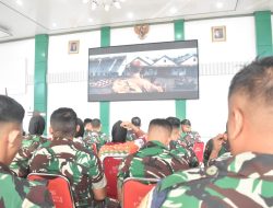 Bangkitkan Semangat Nasionalisme dan Patriotisme Prajurit Dan PNS Korem 043/Gatam Nobar Film “De Oost”
