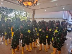 Babinsa Koramil 418-07/Sukarami Bersama Anggota Kodim 0418/Palembang Mengikuti Pelatihan Pencegahan Karhutla