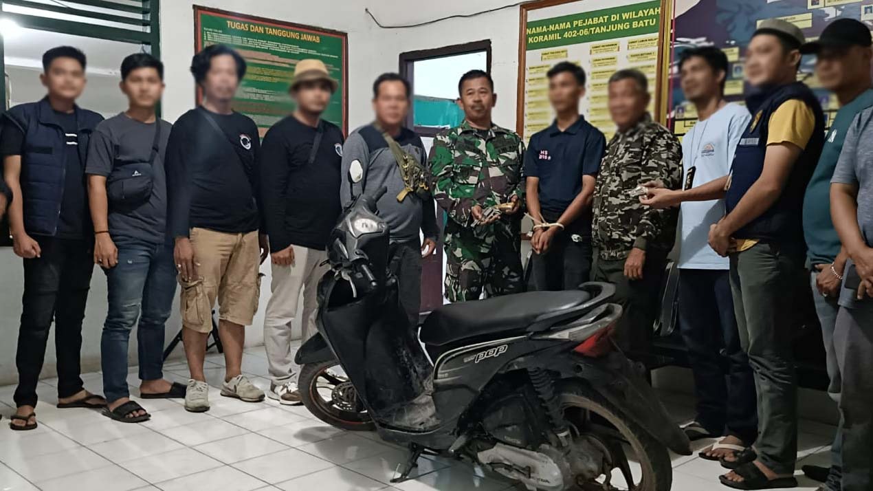 Unit Intel Kodim 0402/OKI Korem 044/Gapo Tangkap Pelaku Curanmor dan Curas 1