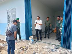 Kasdim 0418/Palembang Dampingi Tim Badan Gizi Nasional Pantau Langsung Kesiapan Bangunan Unit Pelayanan Makan Bergizi