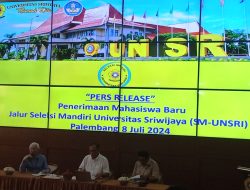 Unsri Umumkan Seleksi Jalur Mandiri Sore Ini 3069 Orang Dinyatakan Lulus